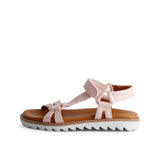 MIRA LEATHER SANDAL ROSE