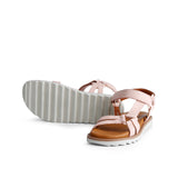 MIRA LEATHER SANDAL ROSE