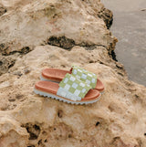 NYXA LEATHER SANDAL KIWI WHITE