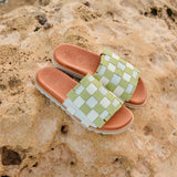 NYXA LEATHER SANDAL KIWI WHITE