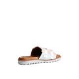 NYXA LEATHER SANDAL ROSE WHITE