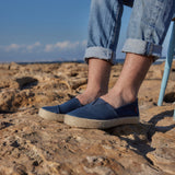 TIM COTTON SLIPON NAVY