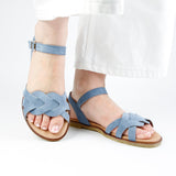 ORIN SANDAL SUEDE BLUE