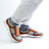 ORO BAREFOOT SNEAKER SUEDE SEAGREEN MULTI