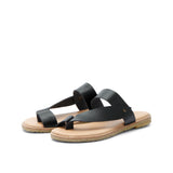 PITA LEATHER SANDAL BLACK
