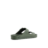 POOL TWO BUCKLE SANDAL DARKOLIVE