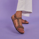 LEVI ANIMAL SANDAL CAMEL