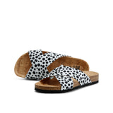 LILO DOTS SANDAL BLACK WHITE