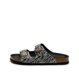 LUNA RECYCLED SANDAL ZEBRA
