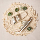 LUNA METALLIC SANDAL GOLD