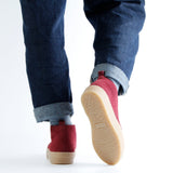 SAFARI SUEDE DESERT BOOTIE BORDO