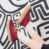 SAFARI SUEDE DESERT BOOTIE BORDO