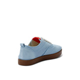 SASHA SUEDE SNEAKER LT BLUE