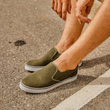 STACY HEMP SLIPON KHAKI