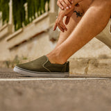 STACY HEMP SLIPON KHAKI