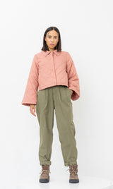 SVEA FURRY WINTER BOOTIE OLIVE