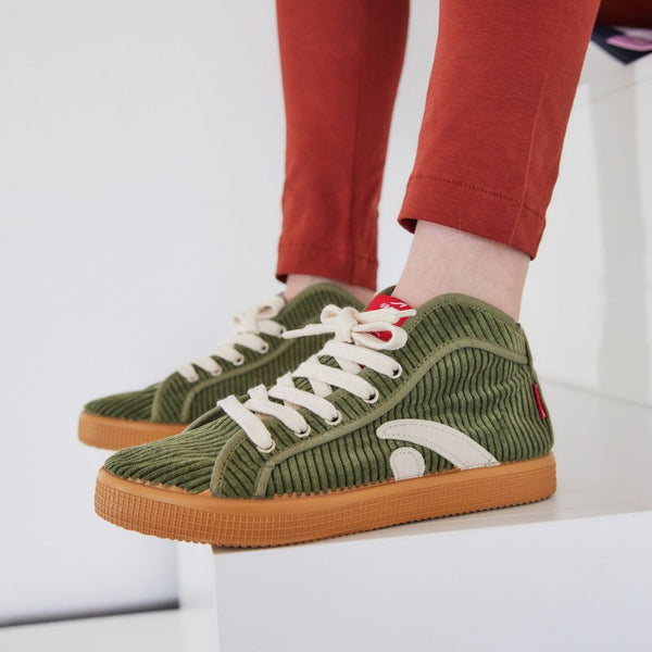 TAYLOR CORD SNEAKER OLIVE