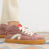 TAYLOR CORD SNEAKER ROSE