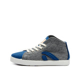 TAYLOR WOOL HIGH TOP SNEAKER GREY-BLUE