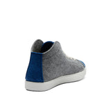TAYLOR WOOL HIGH TOP SNEAKER GREY-BLUE