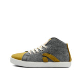 TAYLOR WOOL HIGH TOP SNEAKER GREY-CURRY
