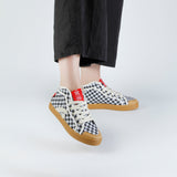 TAYLOR RECYCLED CHECK SNEAKER BLACK