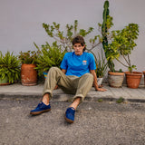 TESS HEMP SNEAKER MARINE