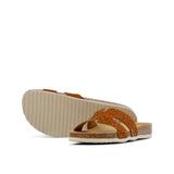 WILLOW NUBUK SANDAL ANIMAL-WHISKY