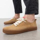 SASHA SUEDE SNEAKER CAMEL