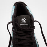 VEGANER MID-CUT SNEAKER gsx/DECKFARBEN PRINT #1 (blue)