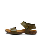 CLARA LEATHER SANDAL OLIVE