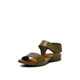 CLARA LEATHER SANDAL OLIVE