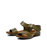 CLARA LEATHER SANDAL OLIVE