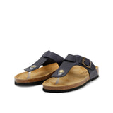 LANA LEATHER SANDAL MARINE