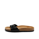 LINDA LEATHER SANDAL BLACK