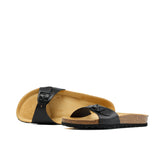 LINDA LEATHER SANDAL BLACK