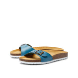 LINDA LEATHER SANDAL SKY