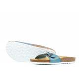 LINDA LEATHER SANDAL SKY