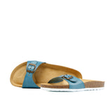 LINDA LEATHER SANDAL SKY