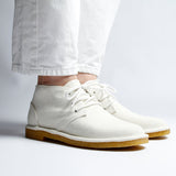 LOKI HEMP DESERT BOOT WHITE