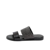 FIBI LEATHER SANDAL BLACK