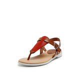 FLORA LEATHER SANDAL SAND LIPSTICK