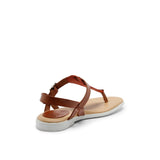 FLORA LEATHER SANDAL SAND LIPSTICK