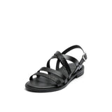 KIKI LEATHER SANDAL BLACK