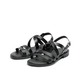 KIKI LEATHER SANDAL BLACK