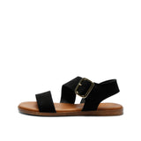 REBA LEATHER SANDAL BLACK