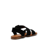 REBA LEATHER SANDAL BLACK