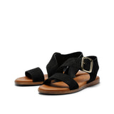 REBA LEATHER SANDAL BLACK