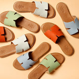 PALA LEATHER SANDAL OFF WHITE