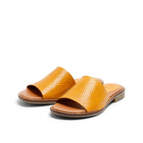 KAJA LEATHER SANDAL SNAKE SUN